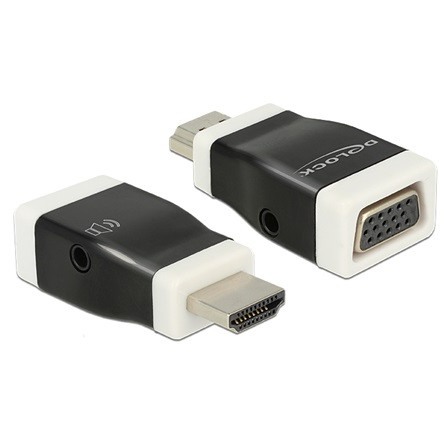 Delock HDMI -> VGA Jack stereo 3,5mm M/F adapter