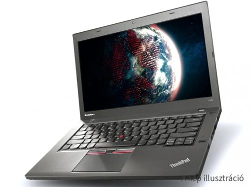 Lenovo ThinkPad T450 / i5-5300U / 8GB / 120 SSD / CAM / HD / HU / Integrált / B /  használt laptop