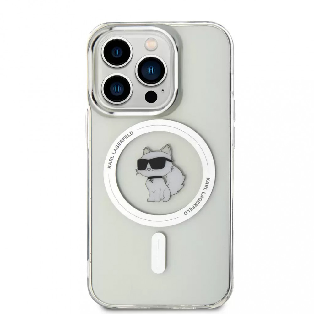 Karl Lagerfeld tok átlátszó KLHMP15LHFCCNOT Apple Iphone 15 Pro készülékhez