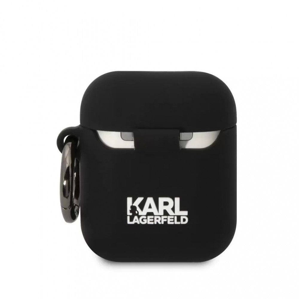 Karl Lagerfeld tok fekete KLA2RUNKC Airpods 1 / Airpods 2 készülékhez