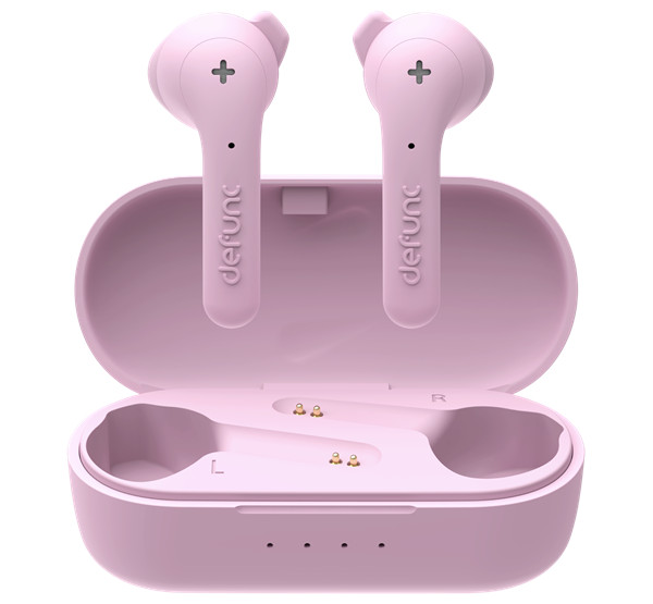 DeFunc TRUE Basic vezeték nélküli sztereó bluetooth fülhallgató, rózsaszín