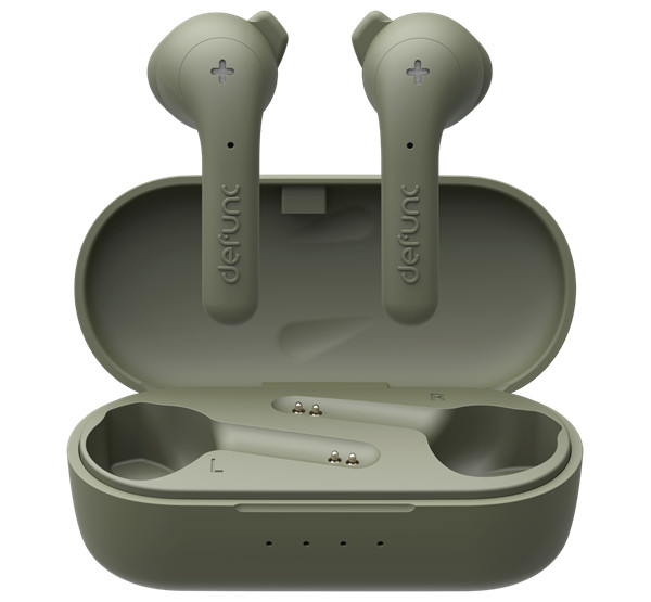 DeFunc TRUE Basic vezeték nélküli sztereó bluetooth fülhallgató, zöld
