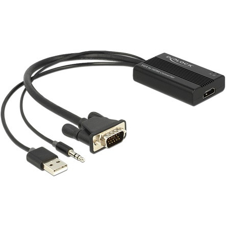 HDMI?VGA Audio Adapter DELOCK 62597 3-pin USB A