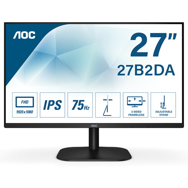 Mon AOC 27" 27B2DA monitor - IPS WLED