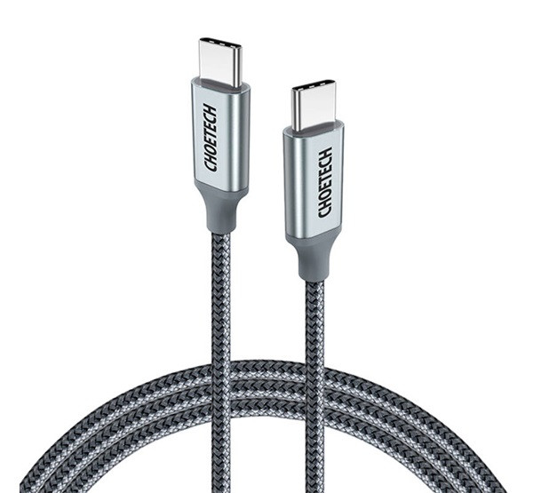 Choetech USB C - USB C kábel, PD100W, 1,8m, fekete